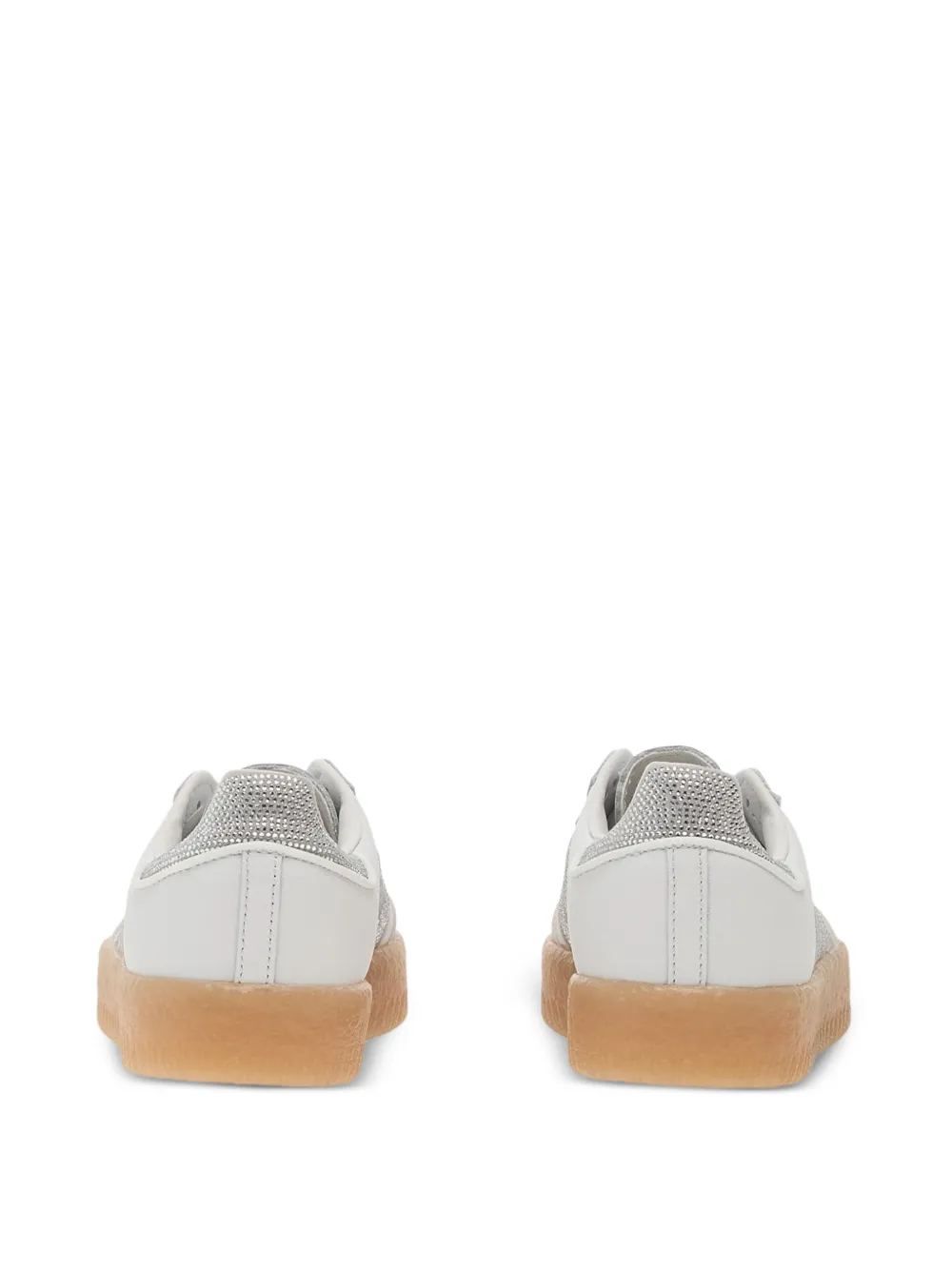 adidas Samba sneakers met drie strepen en plateauzool Wit