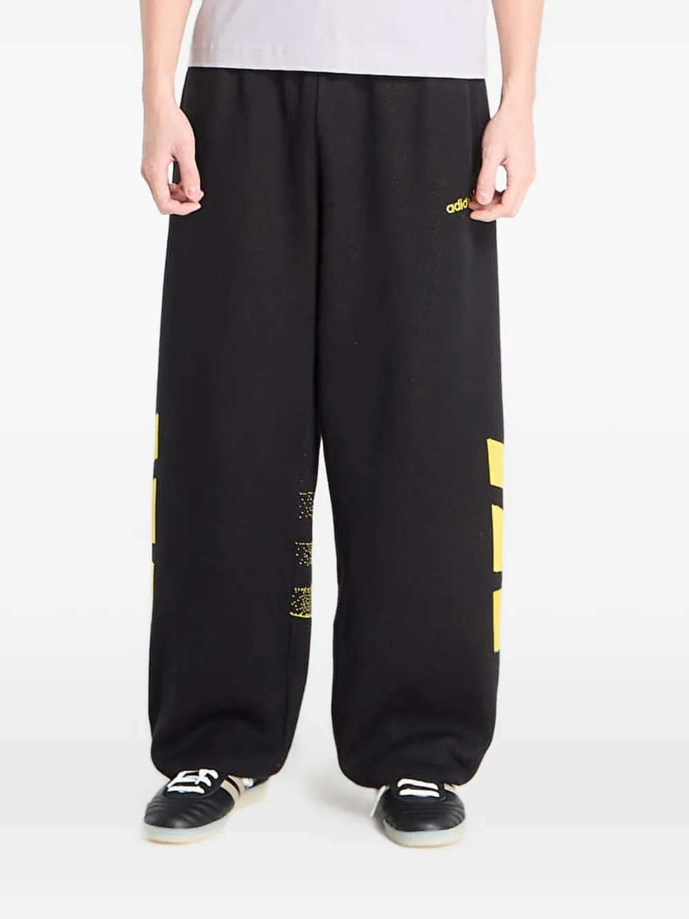 adidas Santiago logo-embroidered trousers - Nero