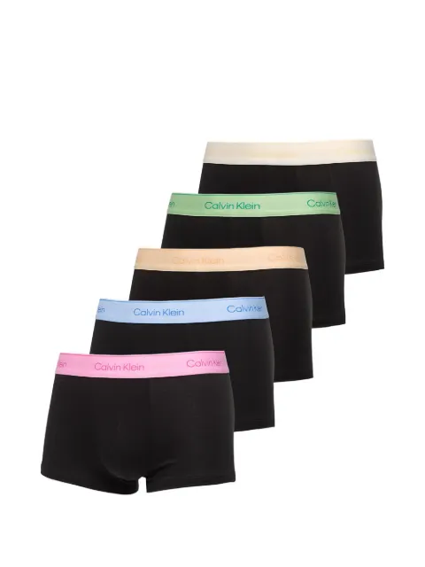 Calvin Klein logo-waistband boxe (set of five)