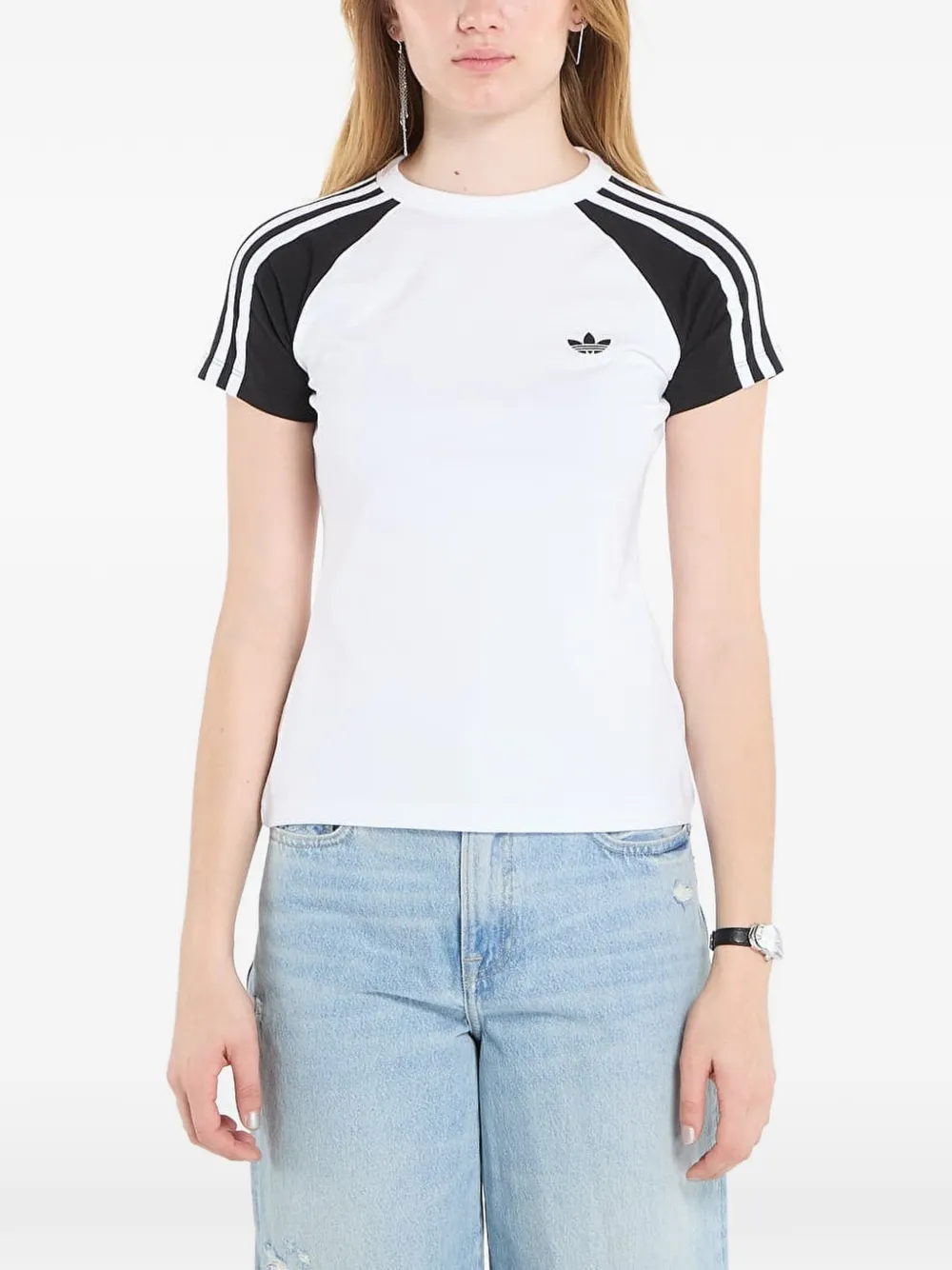 adidas SST short-sleeve cotton T-shirt - Bianco