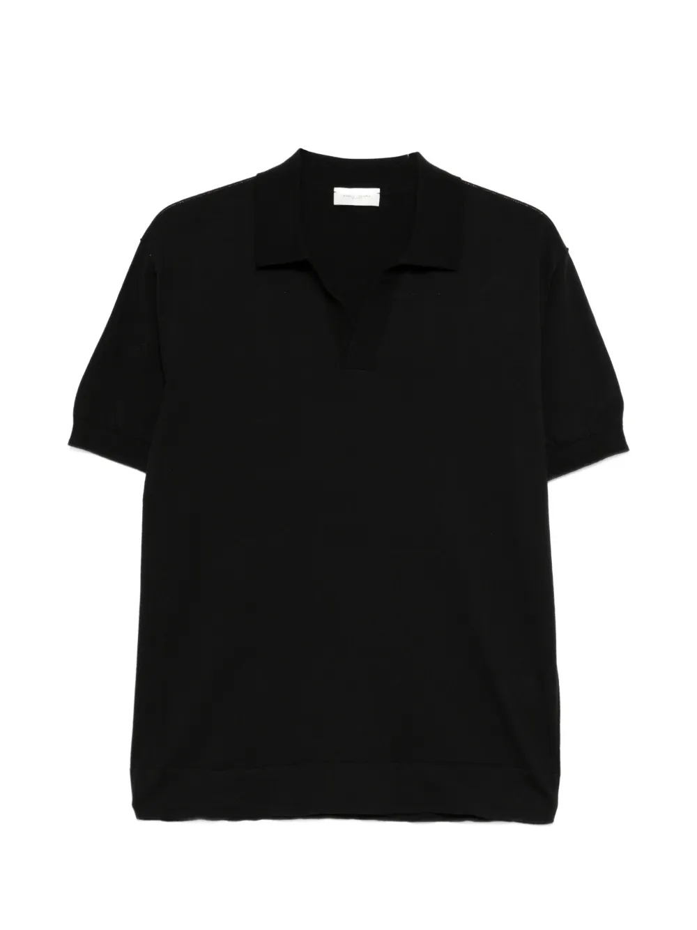Paolo Pecora open collar T-shirt - Nero