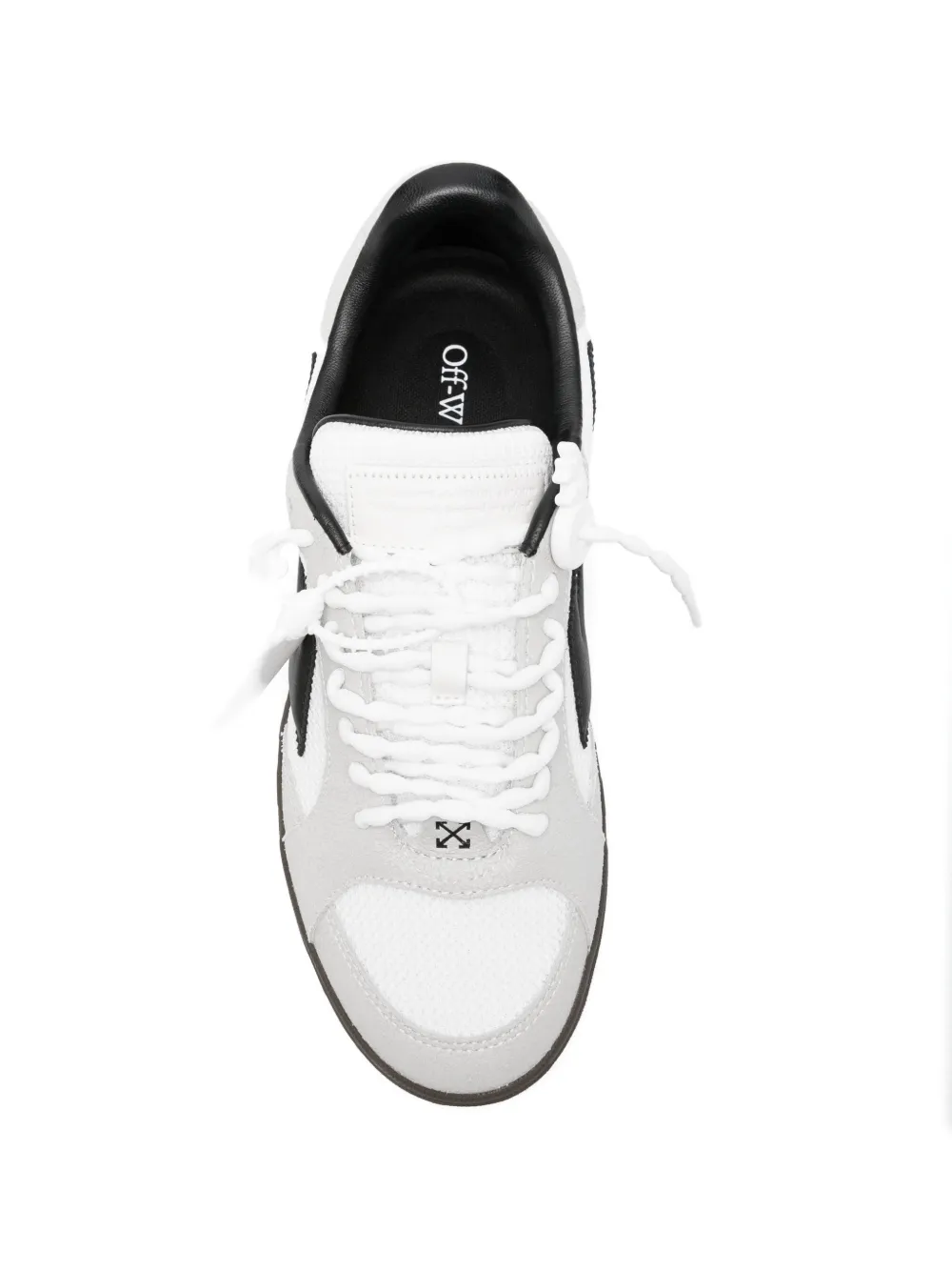 Off-White X Virgil Abloh End of Play lace-up sneakers Wit