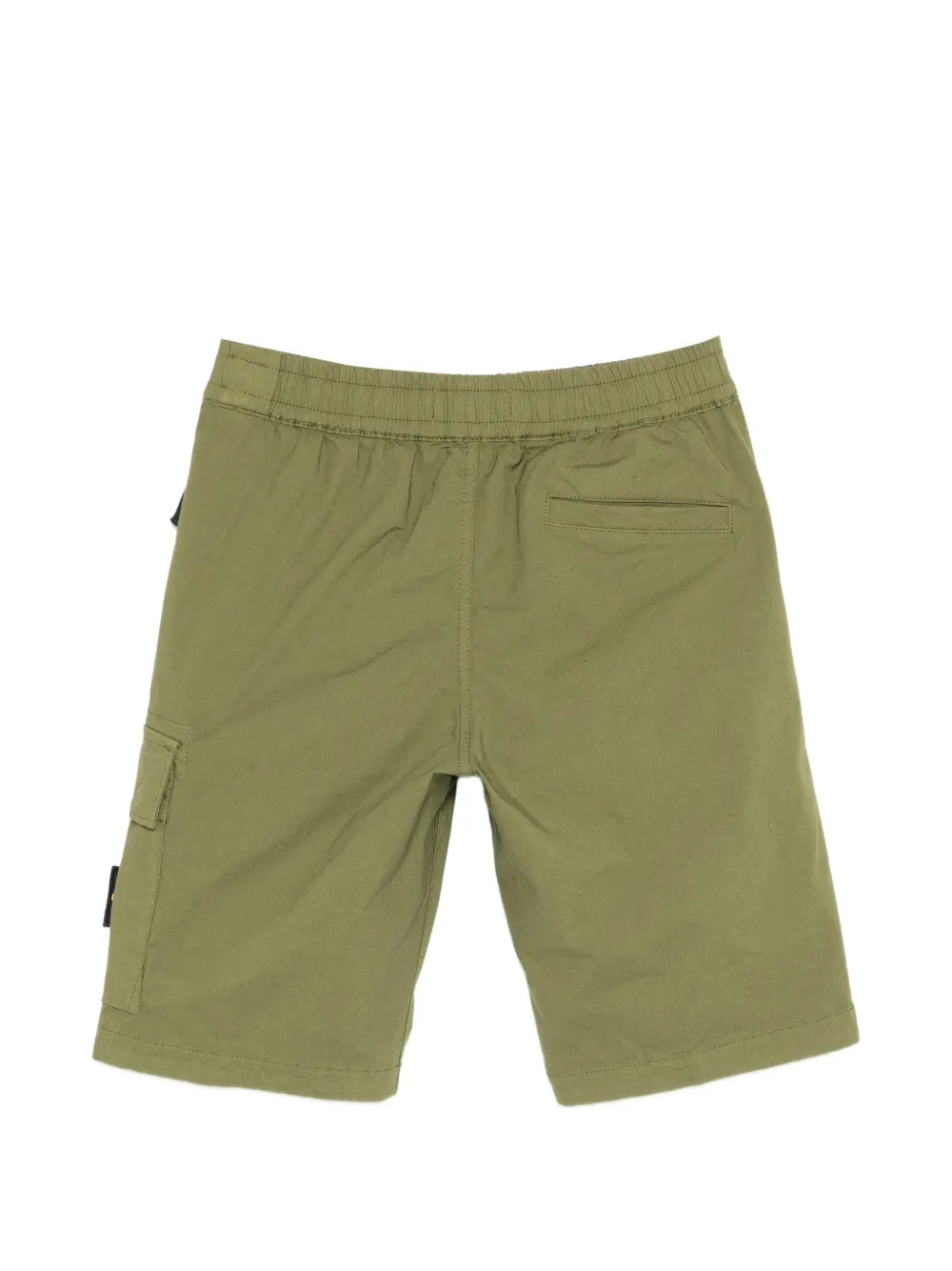 Stone Island Junior Shorts met logopatch Groen