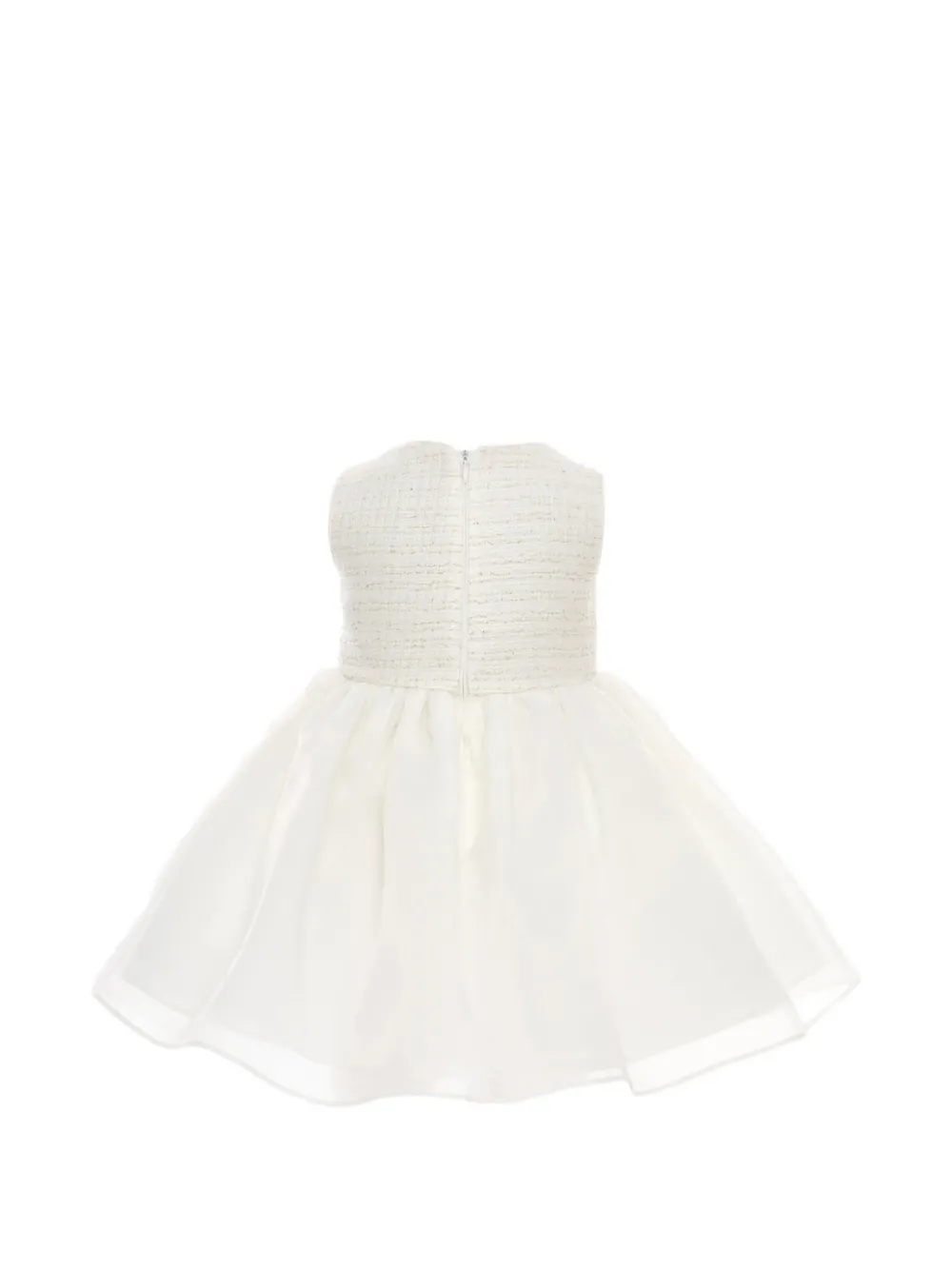 Dress & Fleur Jurk en jack verfraaid met strik Wit