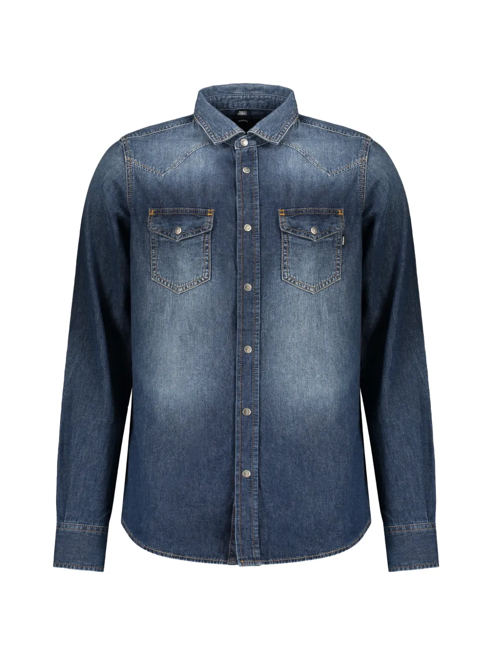 Diesel denim long-sleeve shirt - Blu