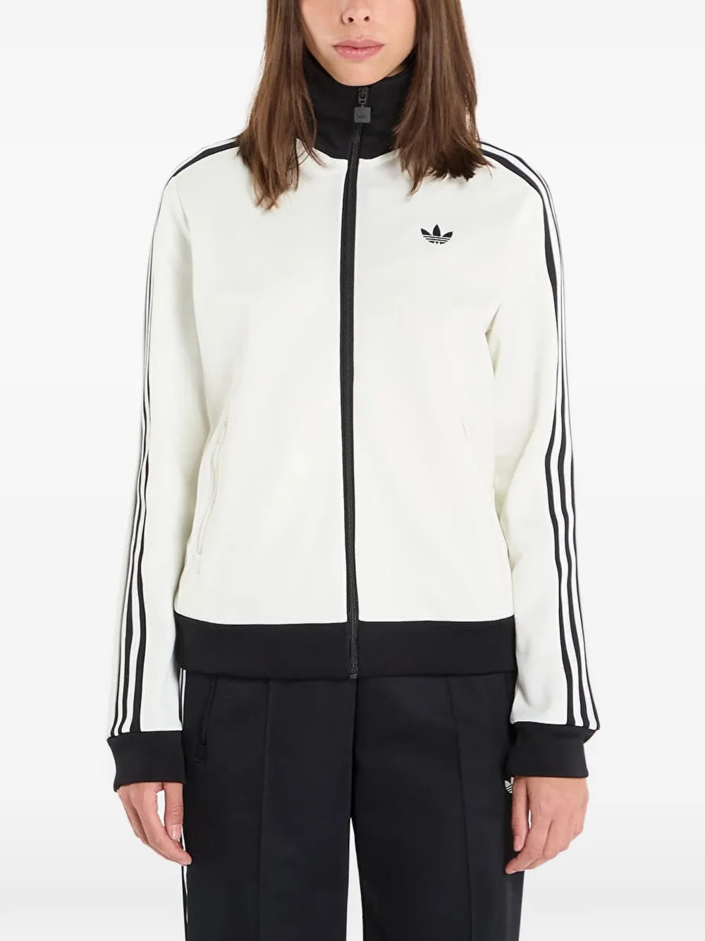 adidas Classic TT sweater met rits Wit
