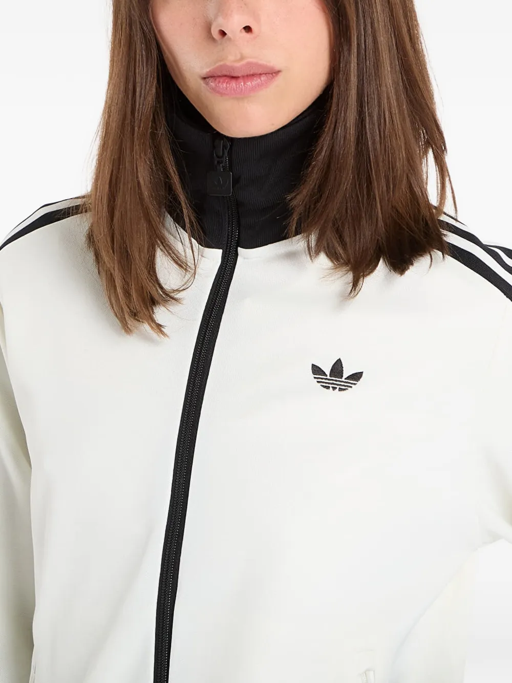 adidas Classic TT sweater met rits Wit