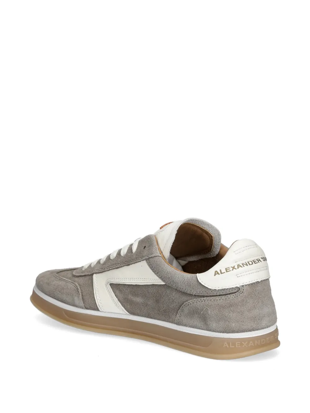 Alexander Smith Thames sneakers met suède vlakken Grijs