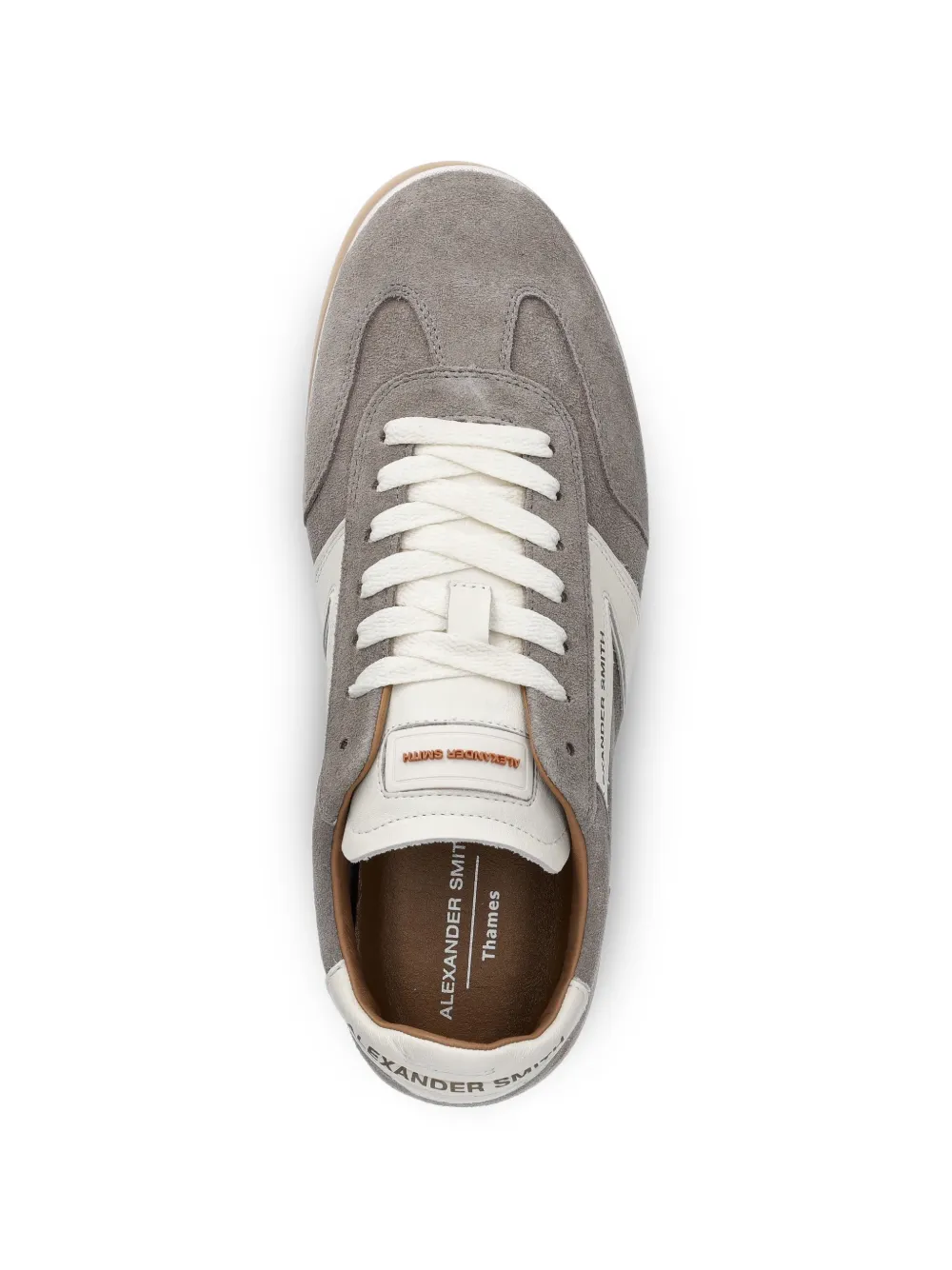  Alexander Smith Thames Leather Sneakers - Grey 