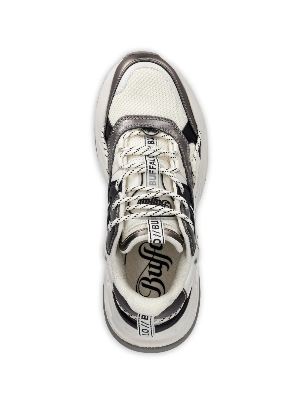 Buffalo Triplet Hollow sneakers met vlakken Wit