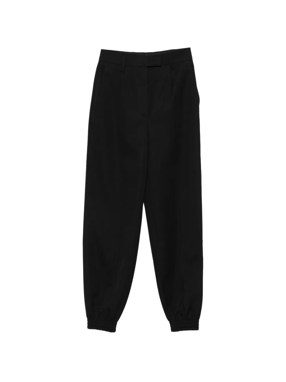 Prada Pre-Owned wool tapered trousers - Nero