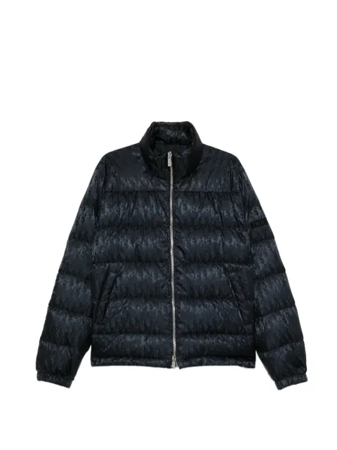 Christian Dior Pre-Owned chamarra capitonada Oblique