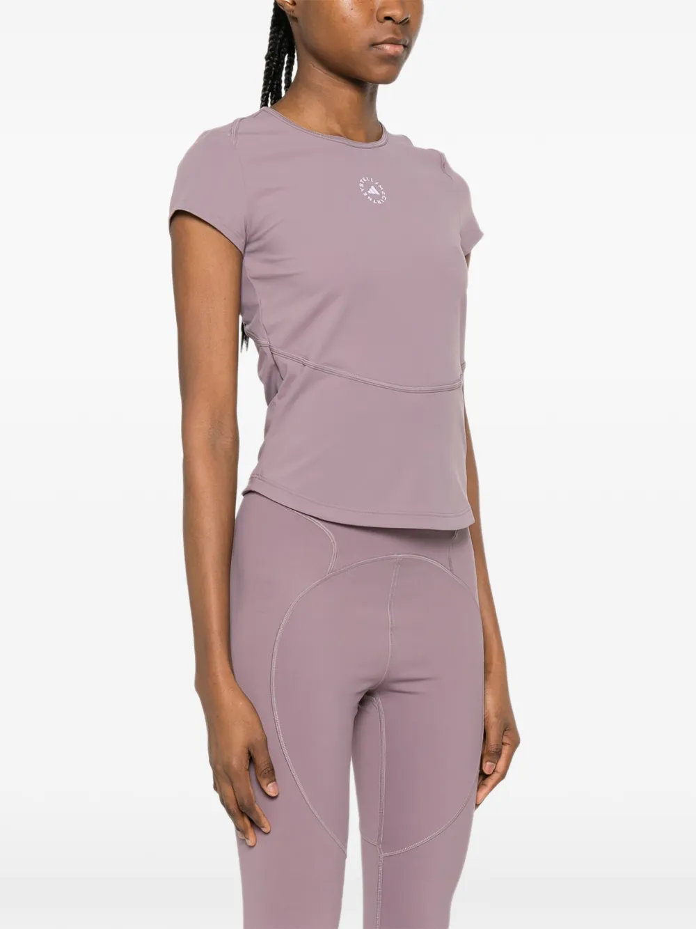 adidas T-shirt met logo Paars