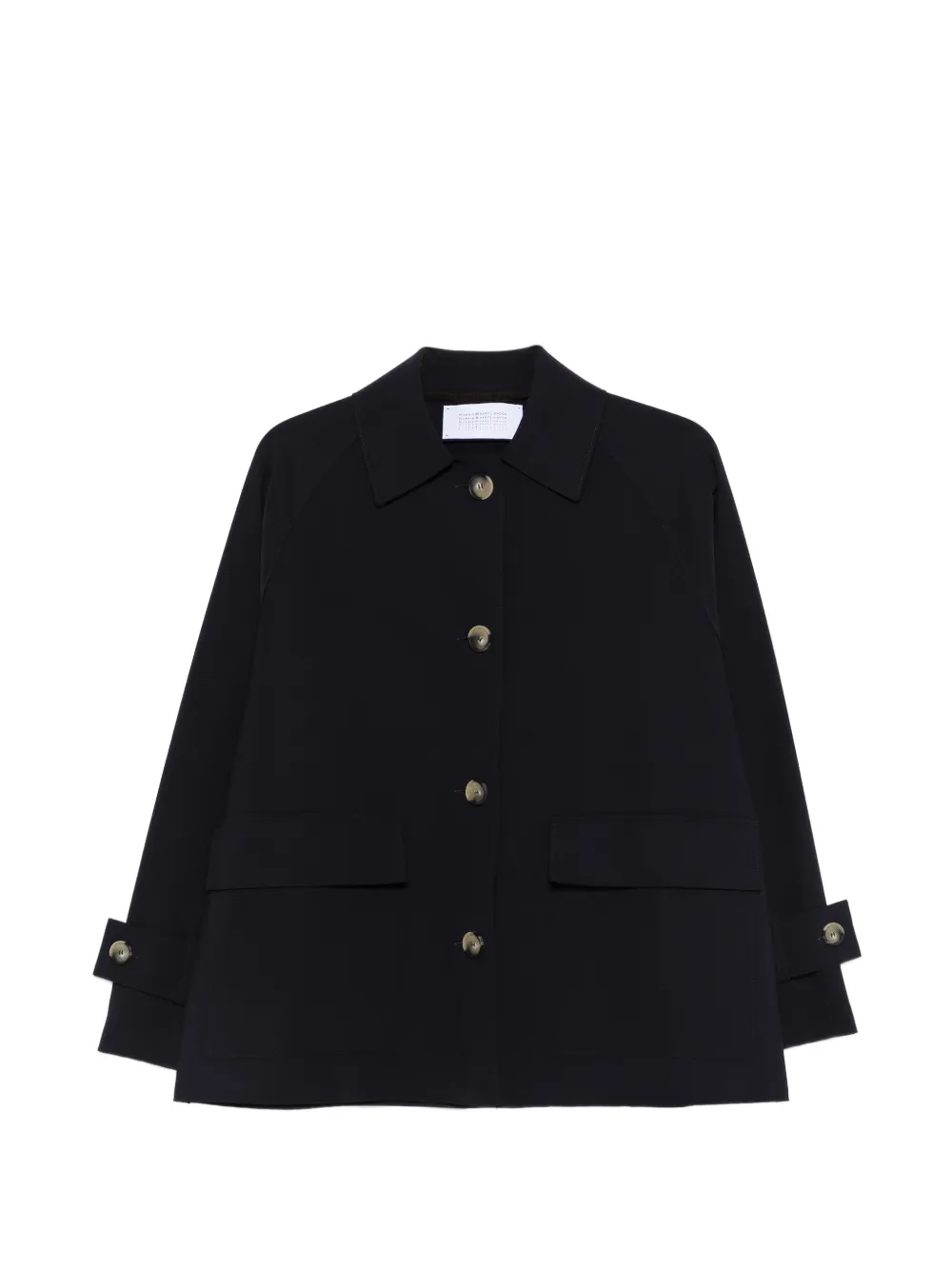 Harris Wharf London button-fastening flap-pocket jacket - Blu