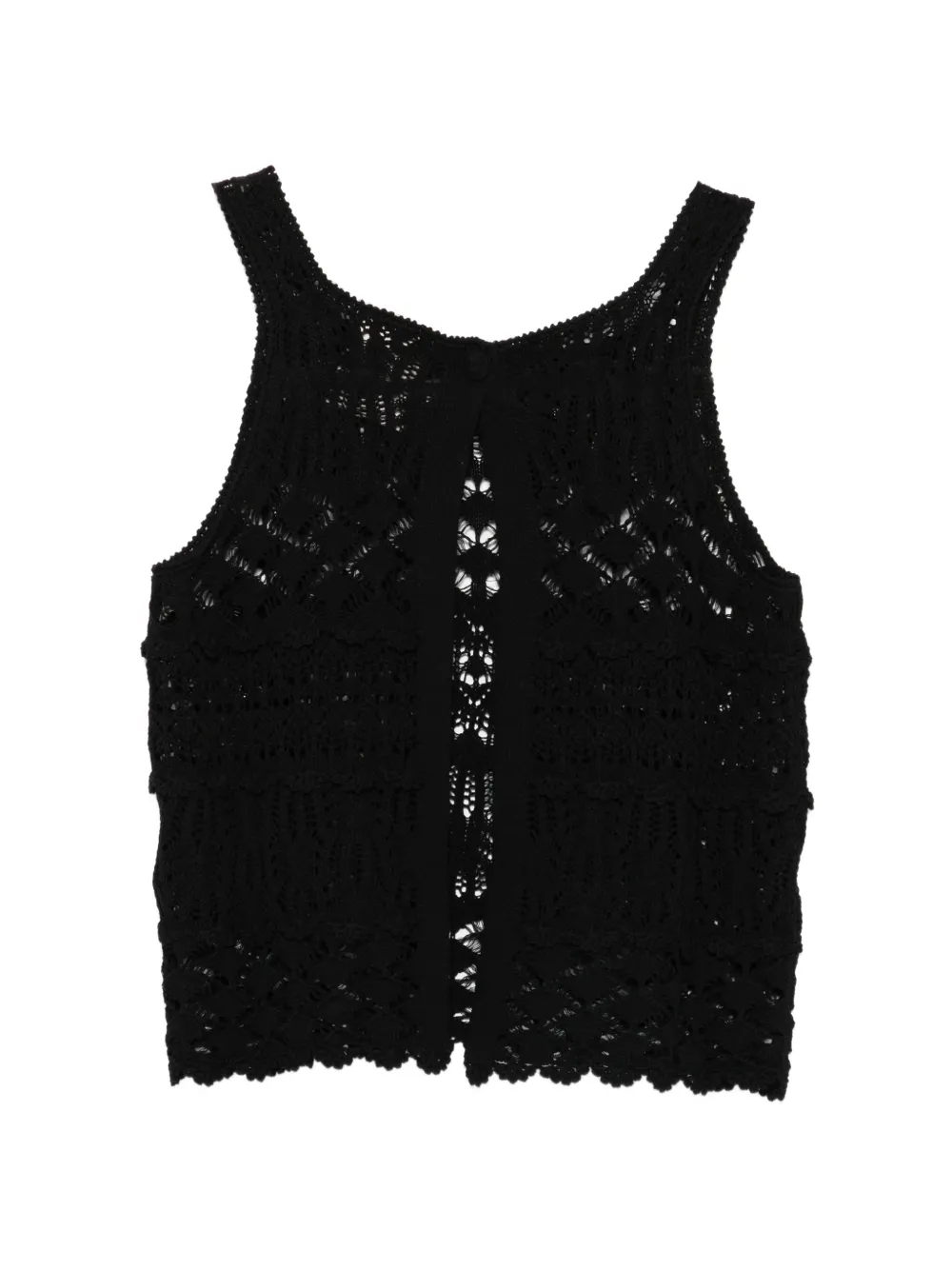  Semicouture Lace Top - Black 