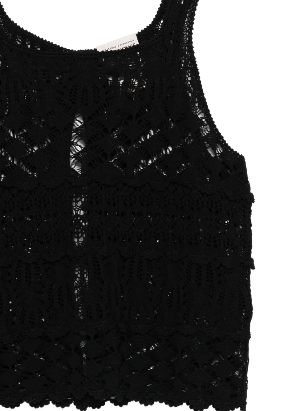  Semicouture Lace Top - Black 