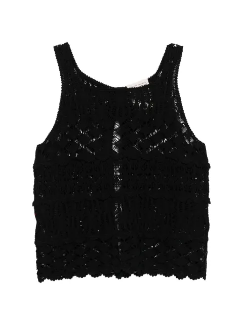Semicouture lace top