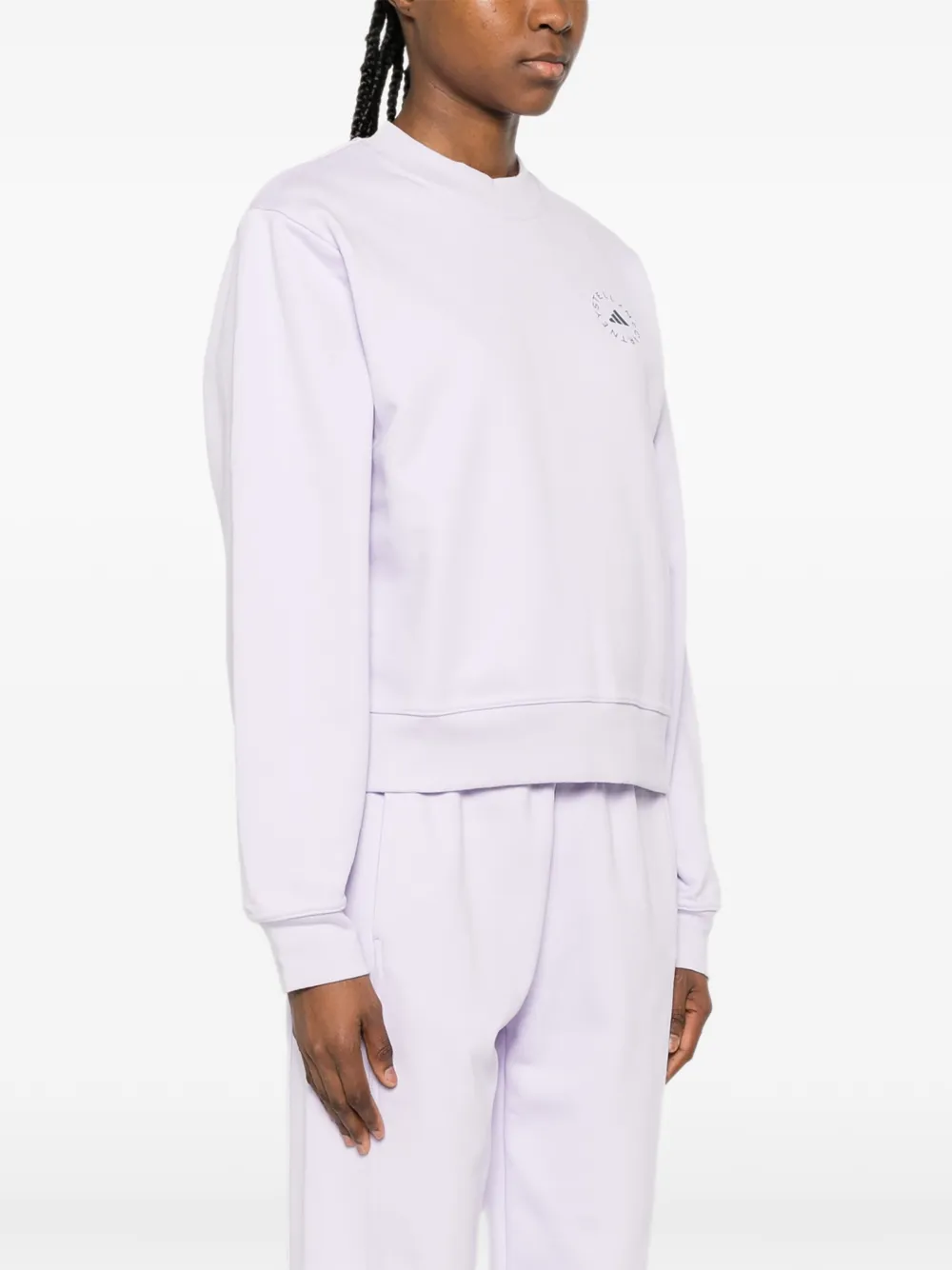 adidas by Stella McCartney Sweater met logo Paars