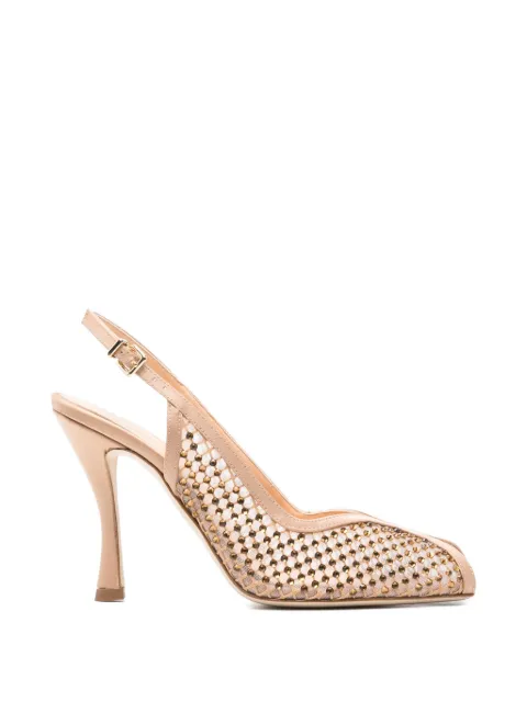 Chantal perforated slingback sandals