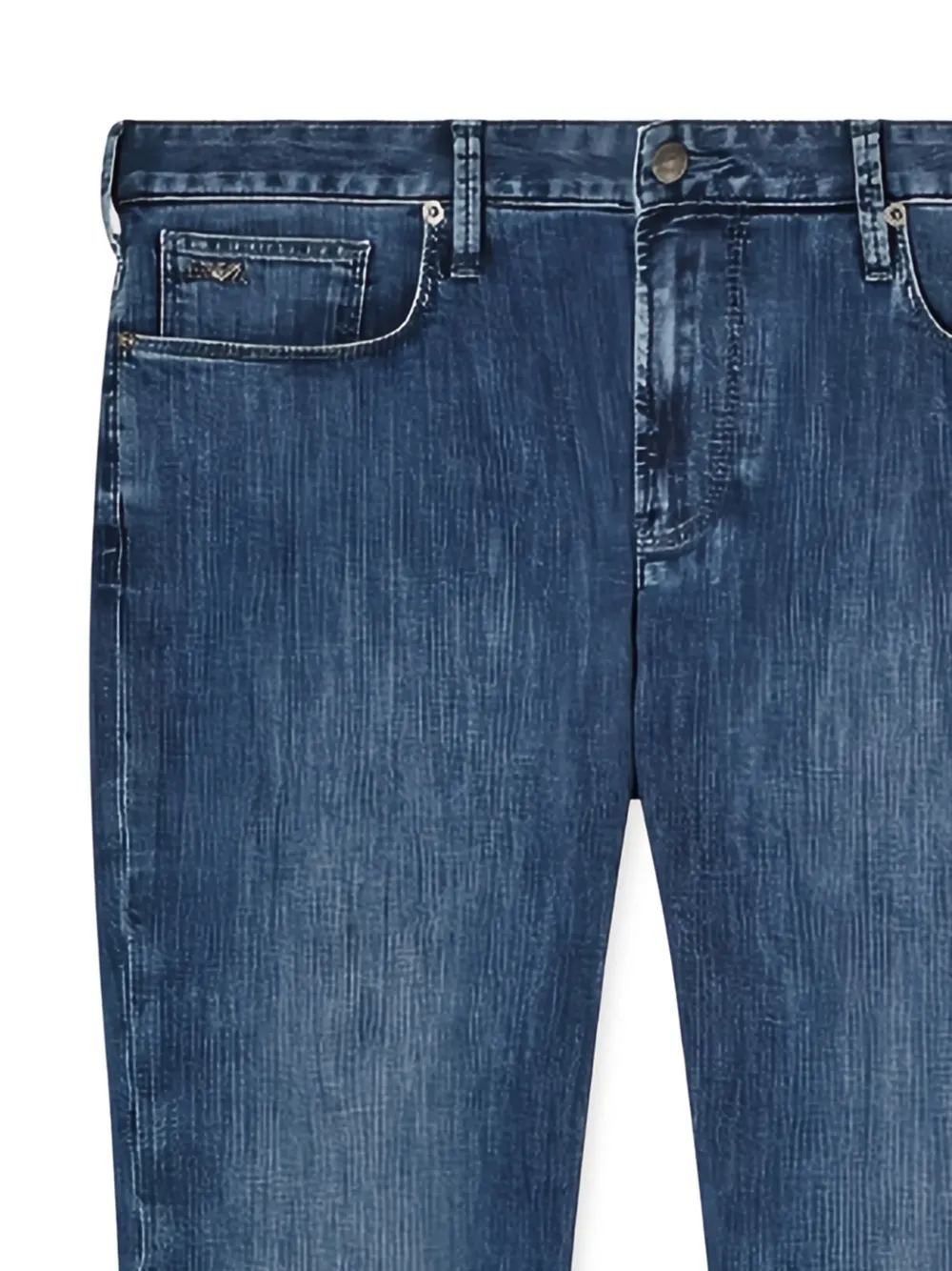 Emporio Armani Broek met vijf zakken Blauw