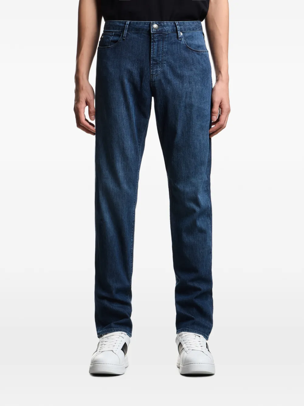 Emporio Armani Broek met vijf zakken Blauw
