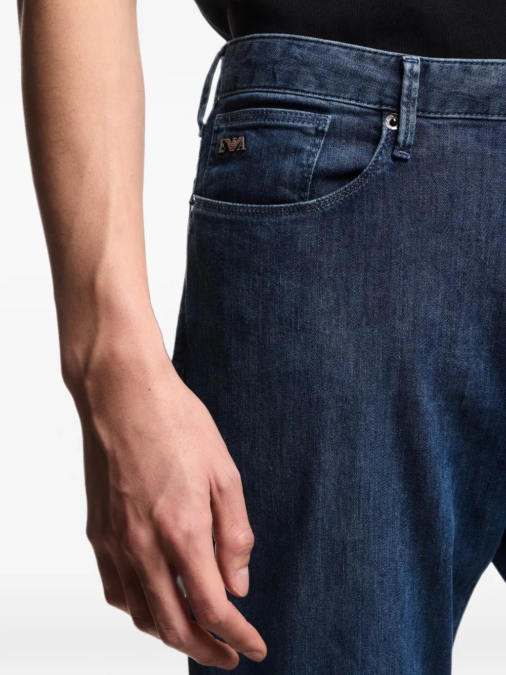 Emporio Armani Broek met vijf zakken Blauw