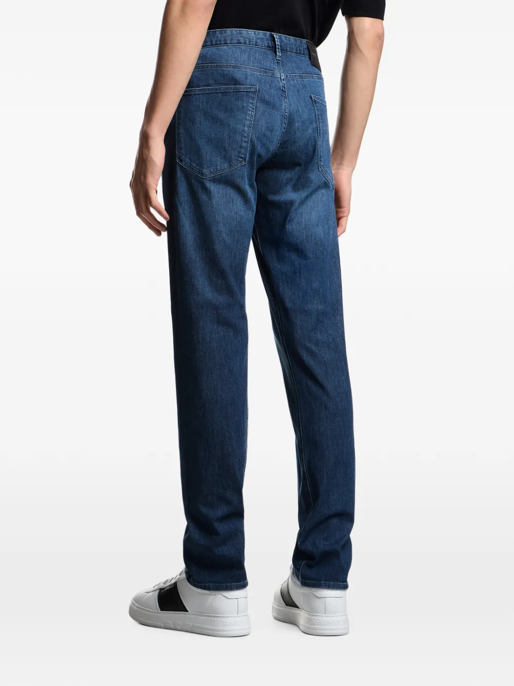 Emporio Armani Broek met vijf zakken Blauw