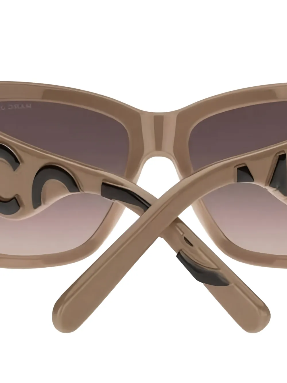 Marc Jacobs Eyewear Zonnebril met vierkant montuur Bruin