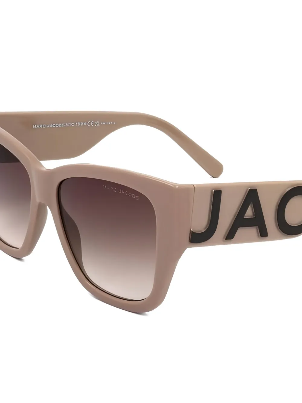 Marc Jacobs Eyewear Zonnebril met vierkant montuur Bruin