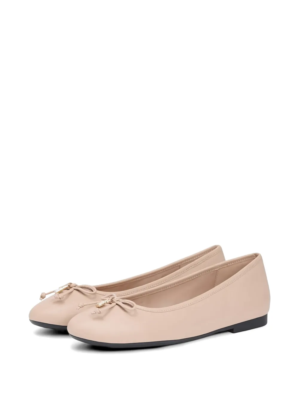 Tommy Hilfiger Ballerina's met strikdetail Beige