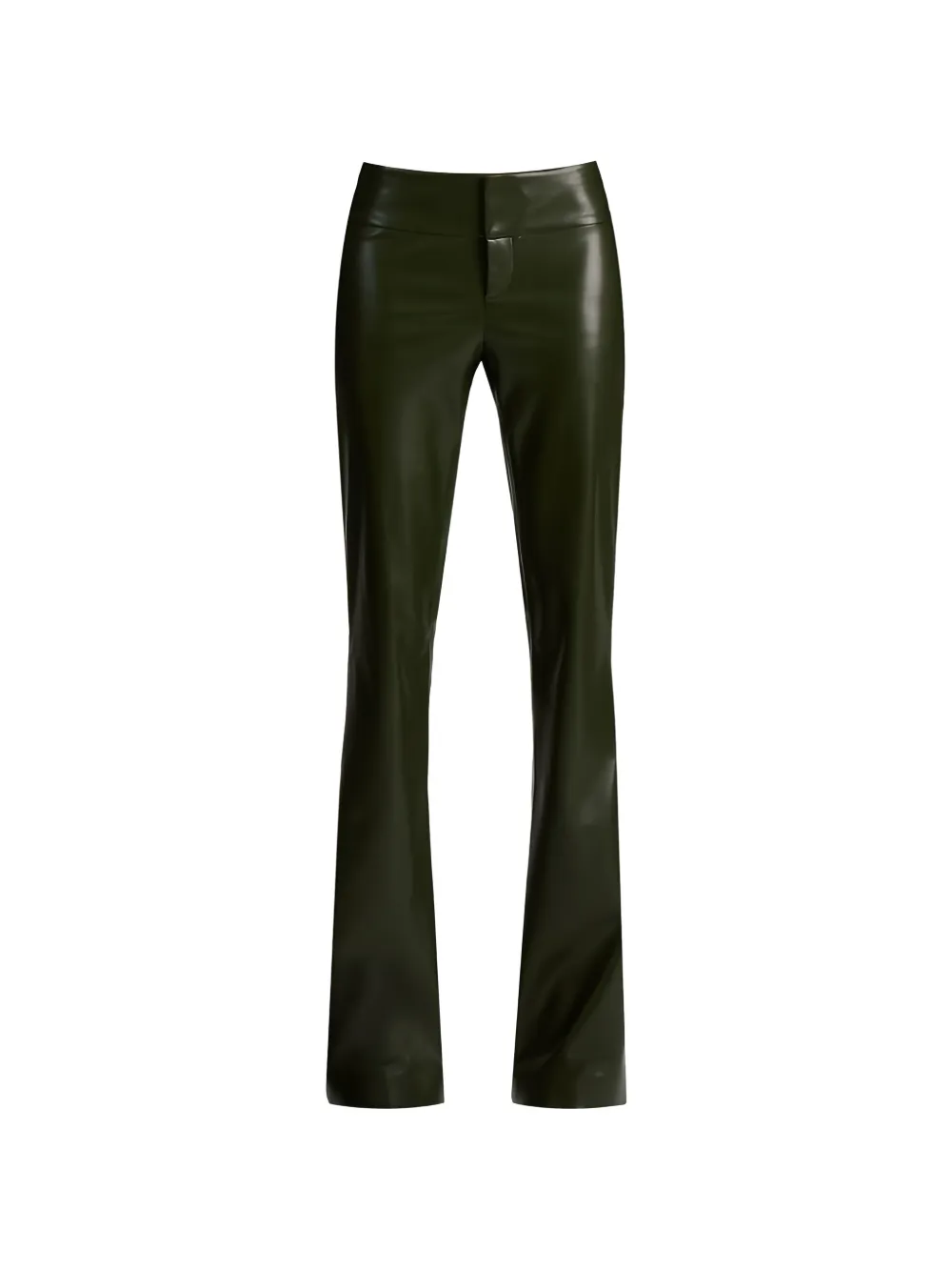 alice + olivia Olivia vegan bootcut trousers - Verde