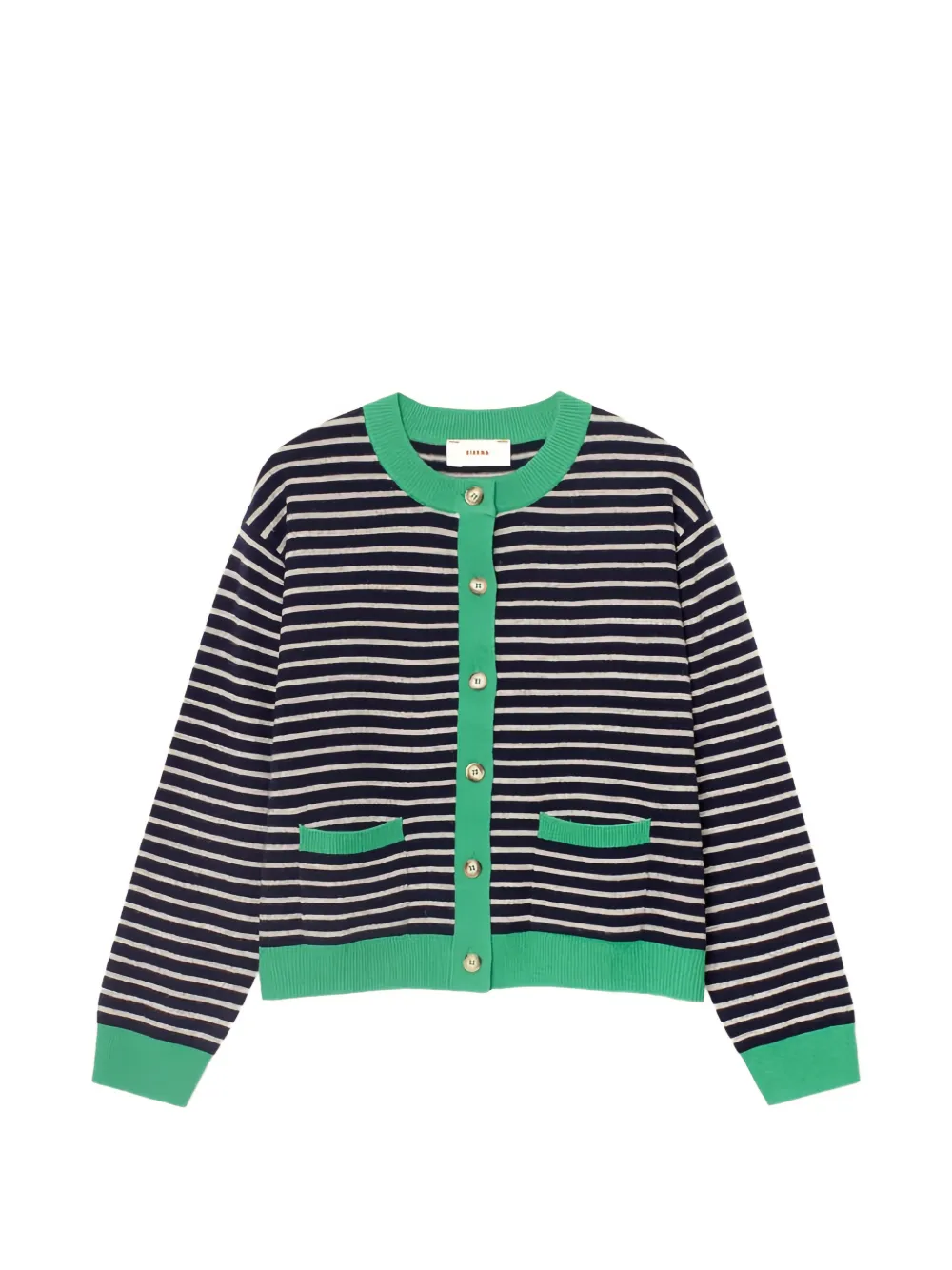 Xirena Lillian striped pocket cardigan - Blu