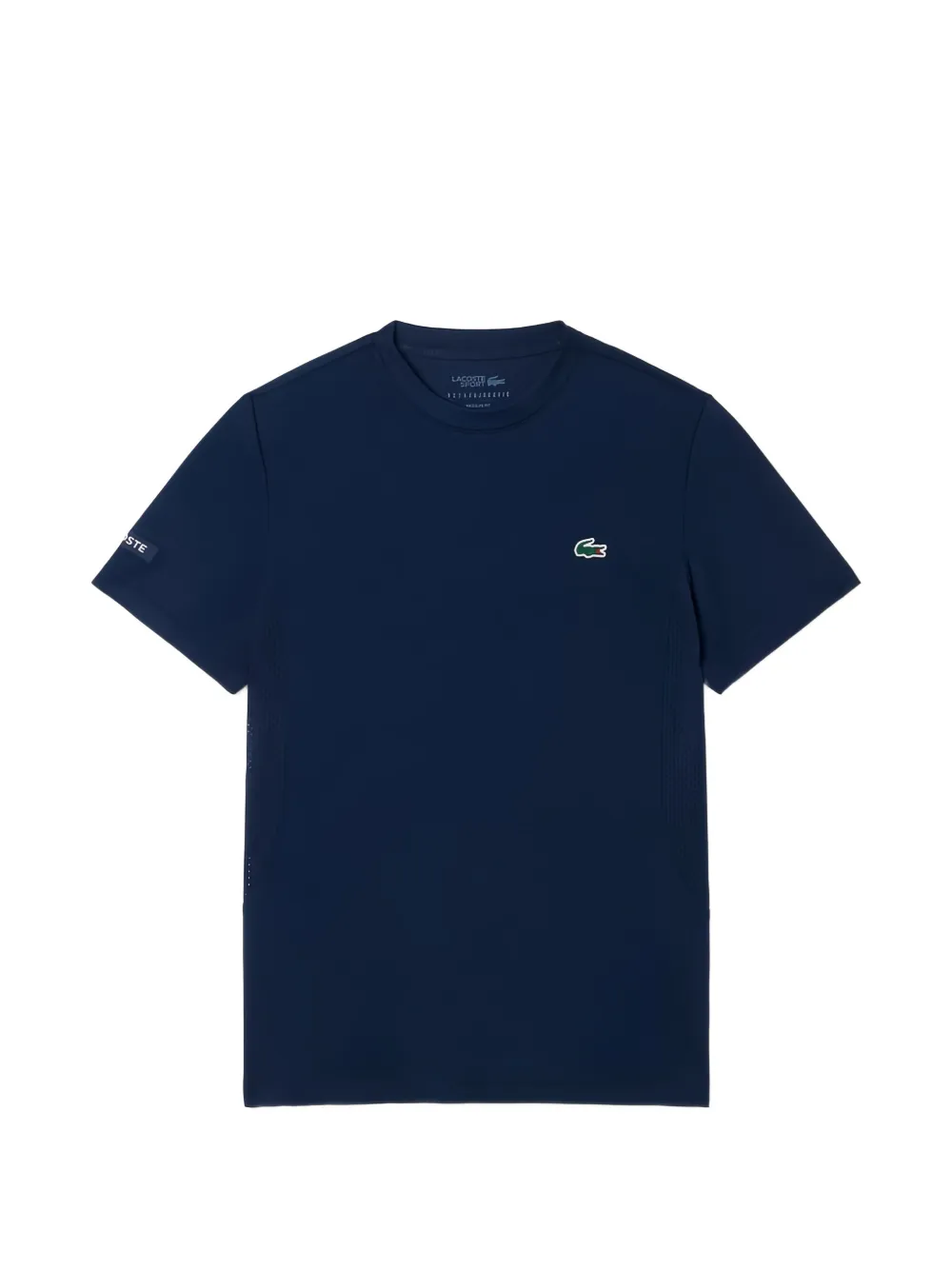 Lacoste round-neck logo-print T-shirt - Blau