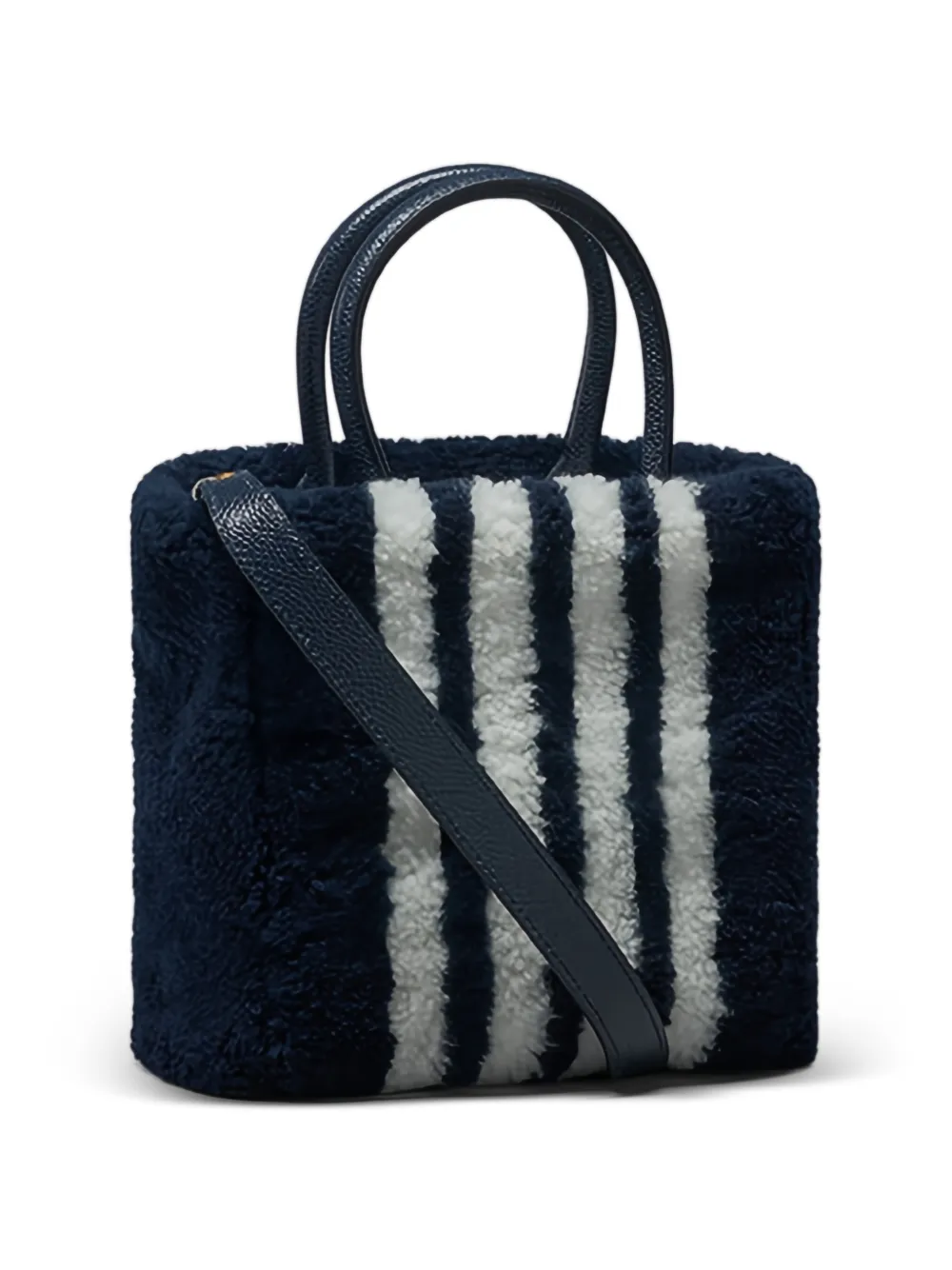  Thom Browne Small Book Tote Bag - Blue 
