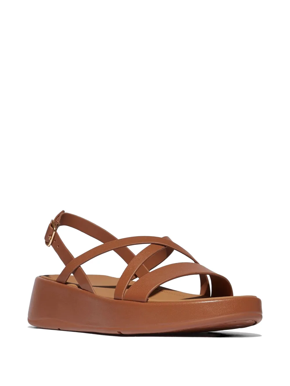 FitFlop F-Mode sandalen met gekruiste bandjes Bruin