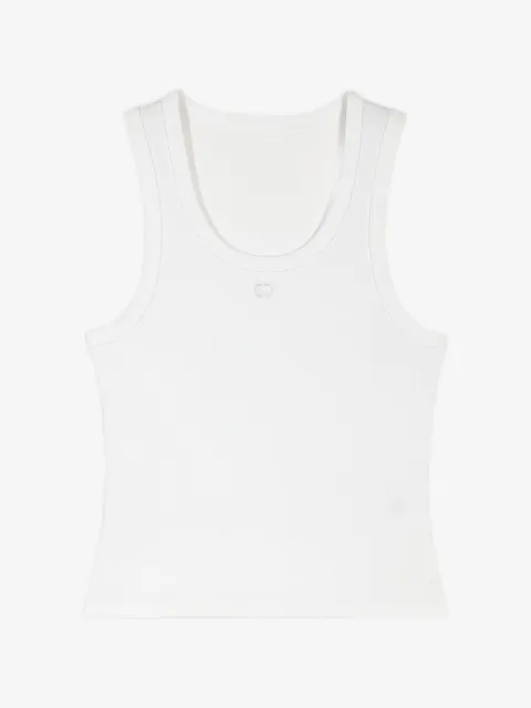Maje rib knit tank top