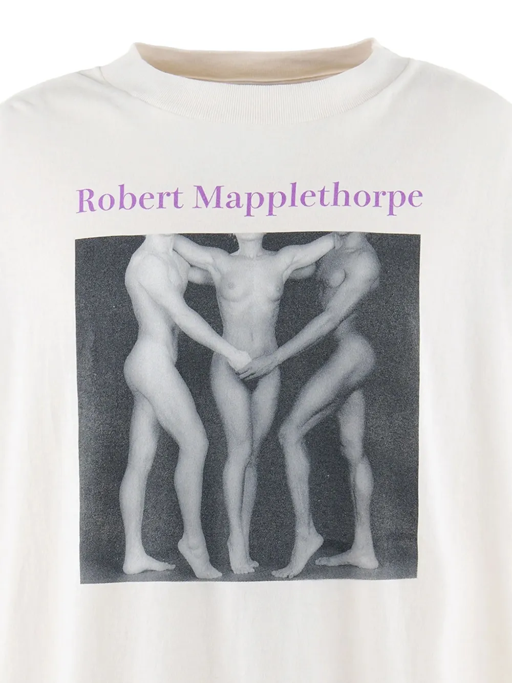 SAINT MXXXXXX x Robert Mapplethorpe T-shirt met print Wit