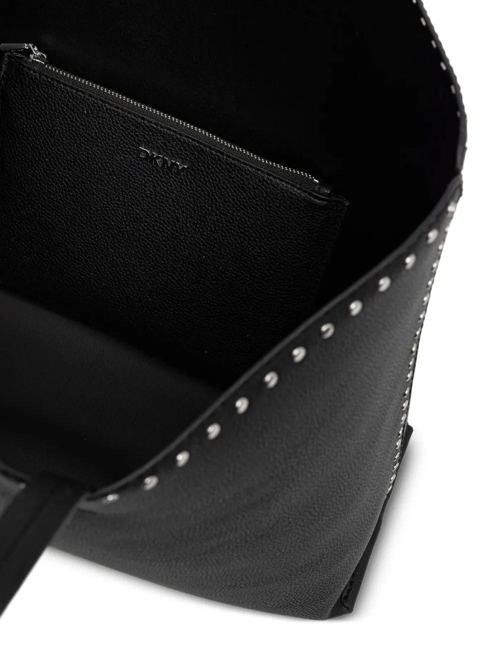 studded-logo tote bag