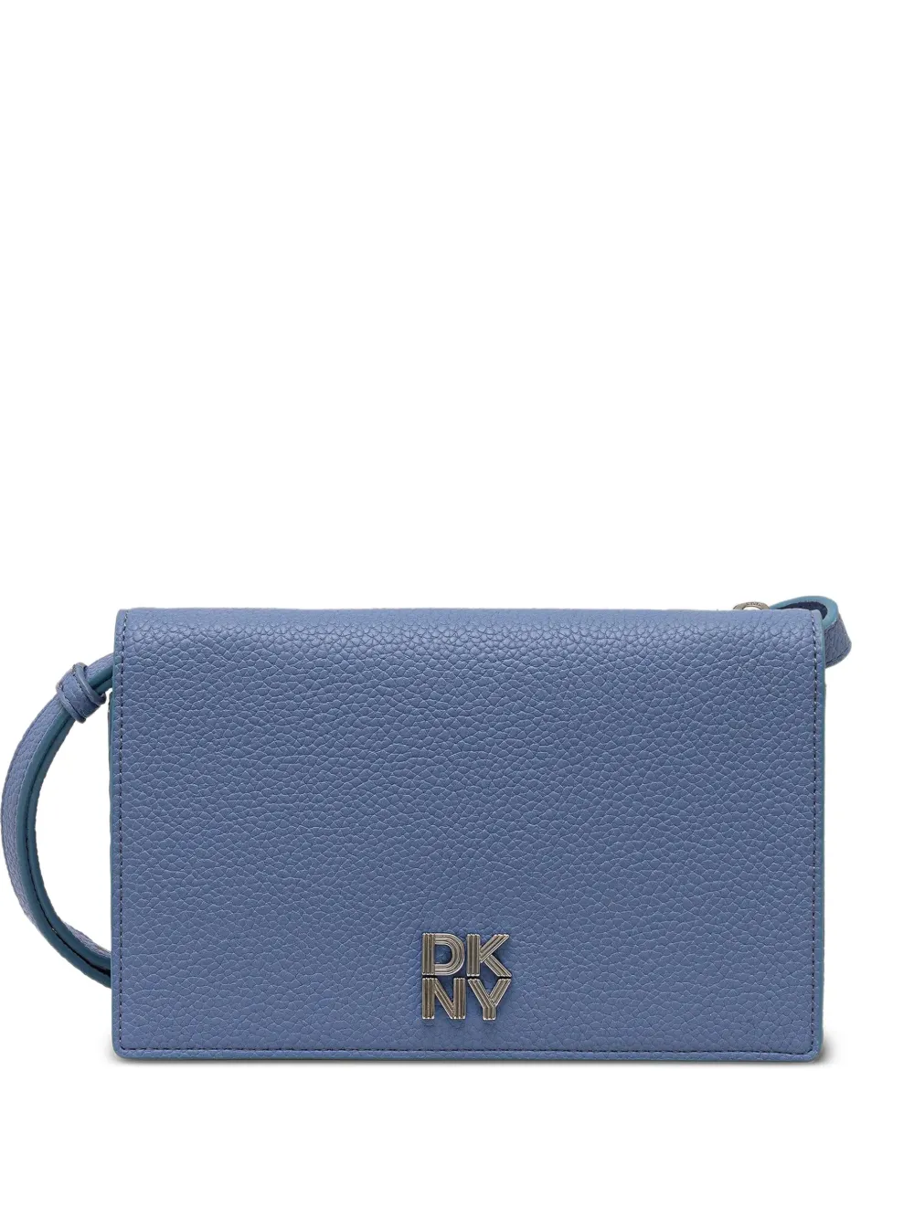 DKNY logo-plaque wallet - Blu