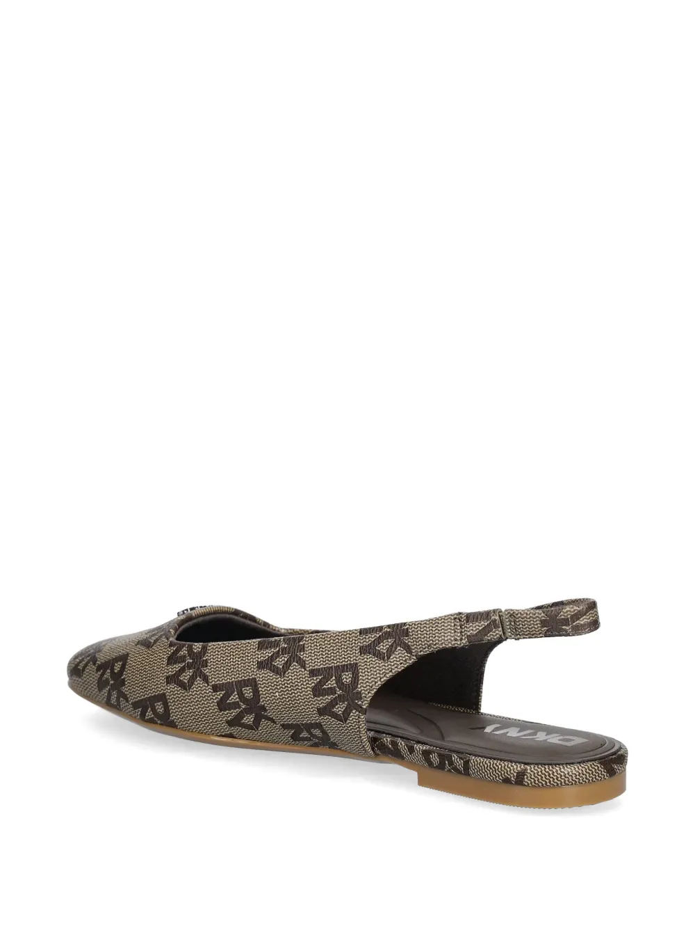  Dkny Darrow Slingback Flat Pumps - Neutrals 
