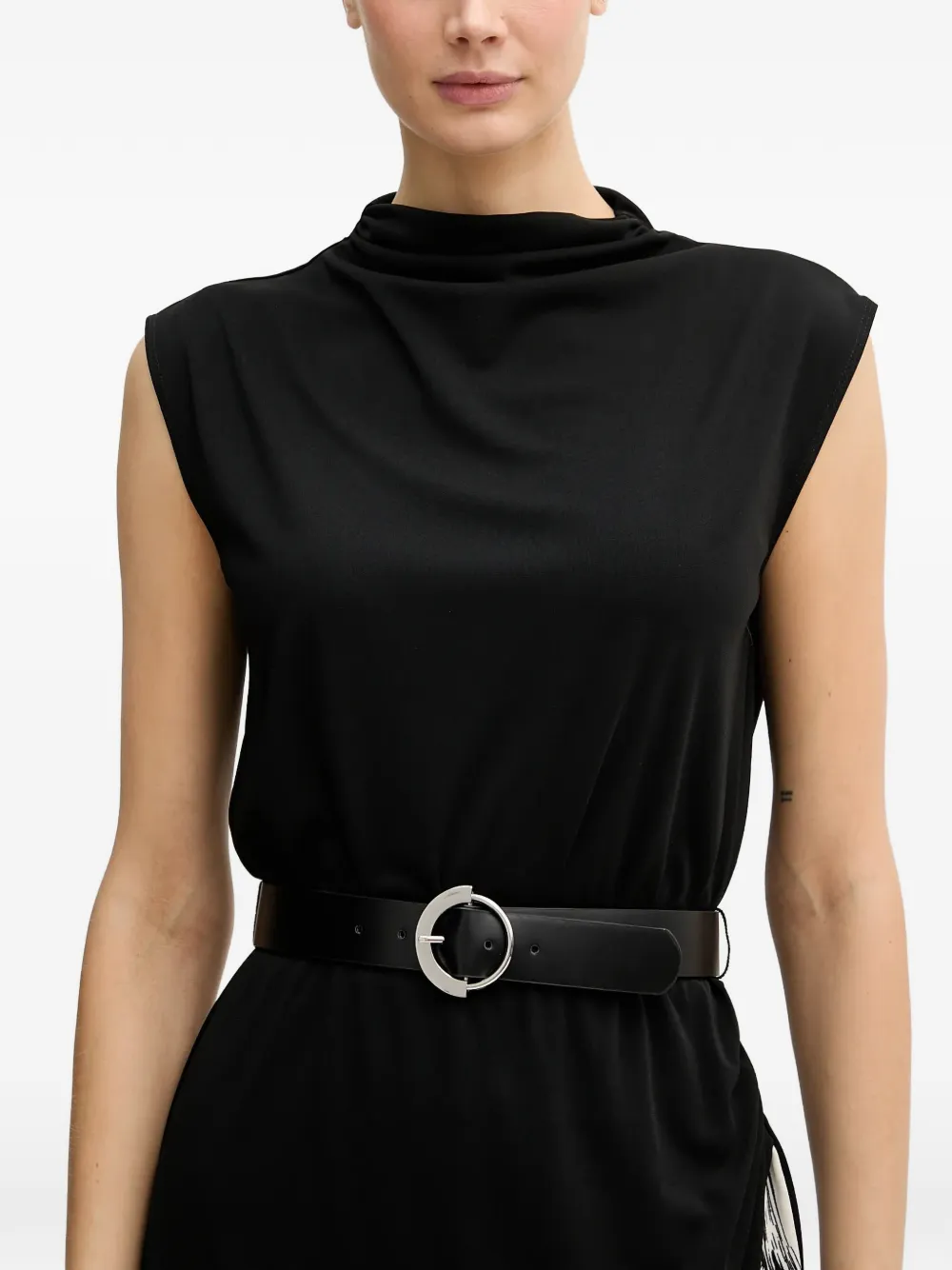 DKNY Jurk met col Zwart