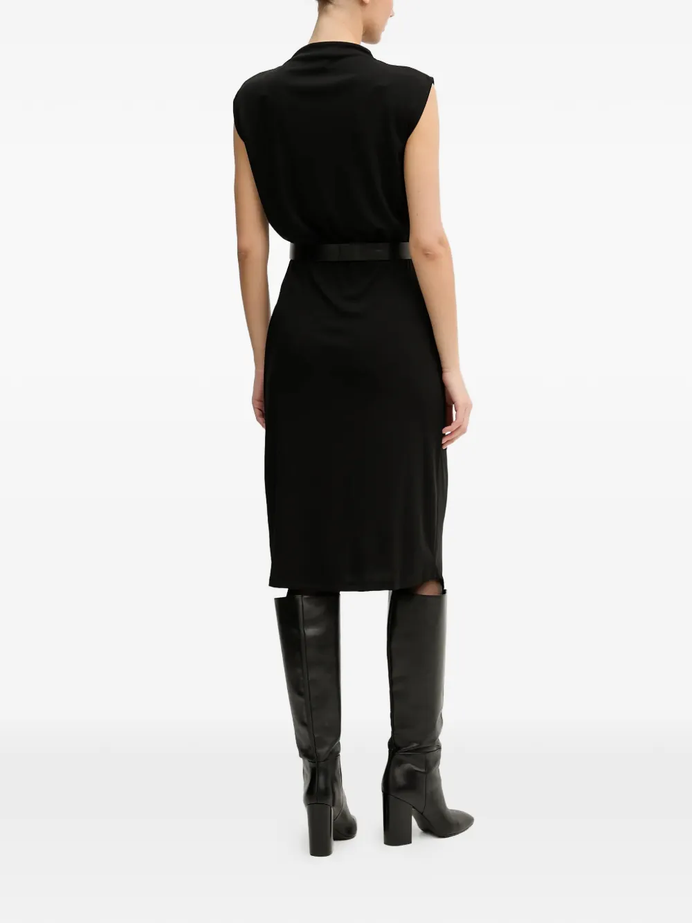 DKNY Jurk met col Zwart