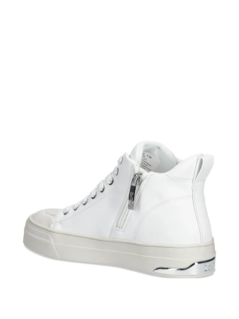 DKNY Yaser sneakers met rits en veters Wit