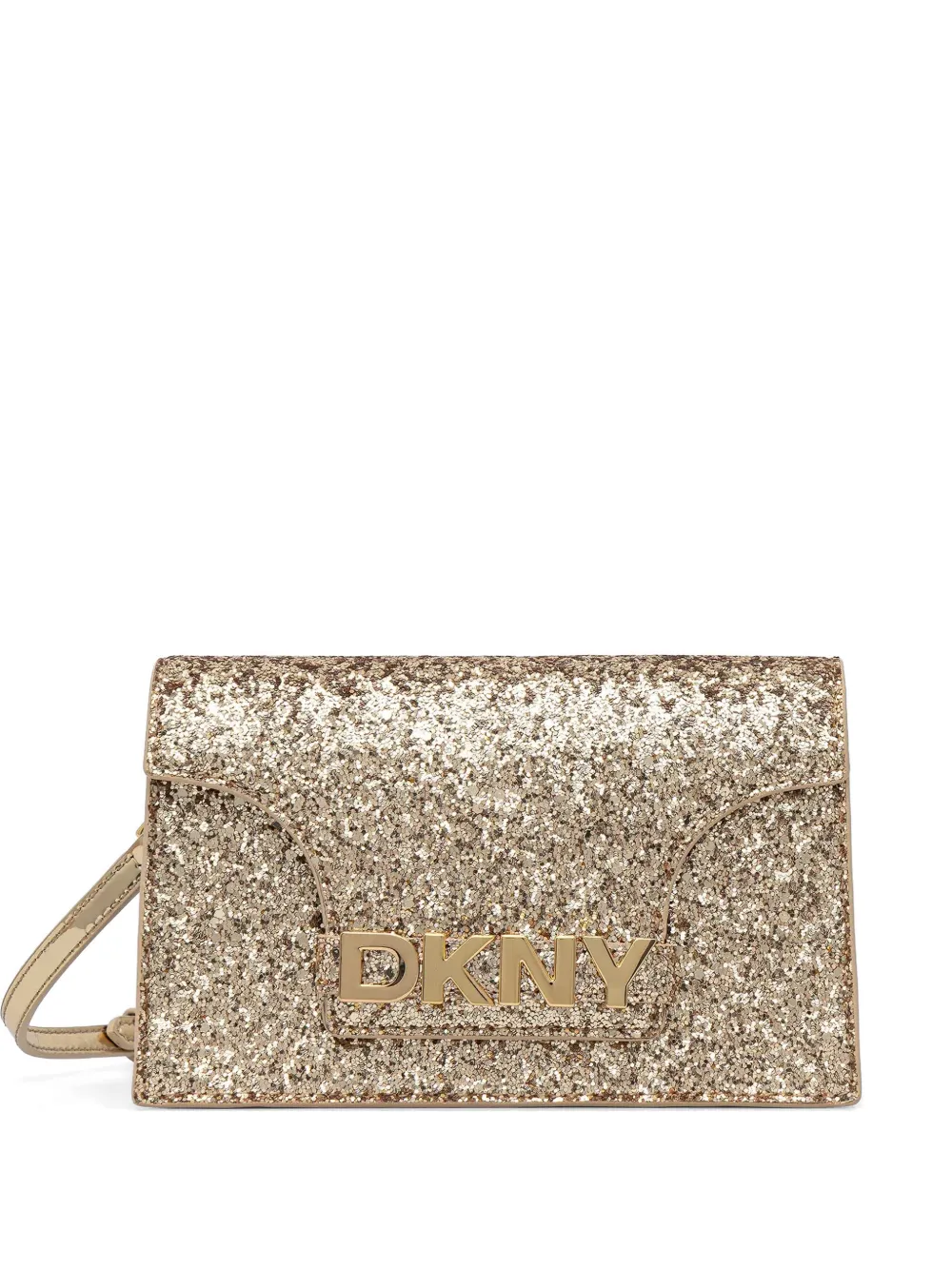 DKNY Avril glitter crossbody bag - Oro