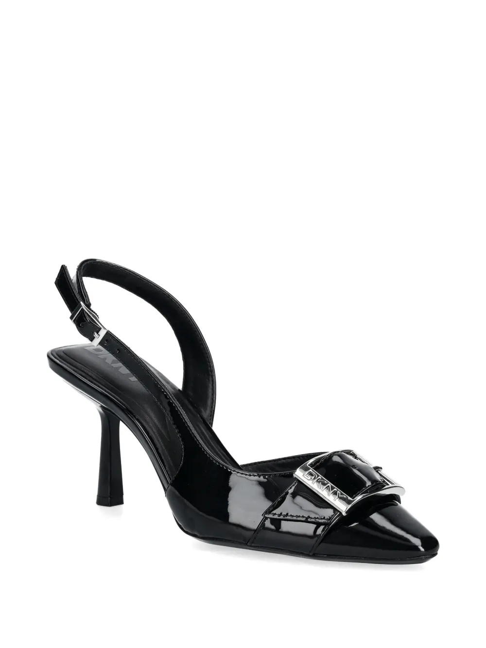  Dkny Buckle Slingback Pumps - Black 