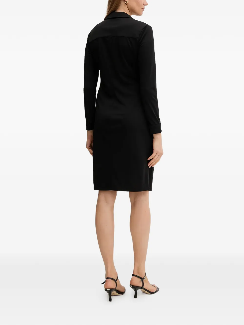 DKNY Mini-jurk met geknoopt detail Zwart