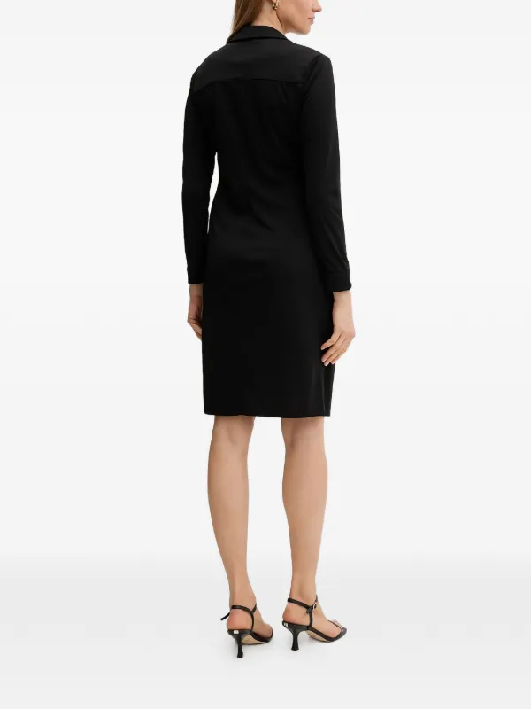 dkny dress dresses Women's Maxi day wear DKNY Women's Crepe Ruched A-Line