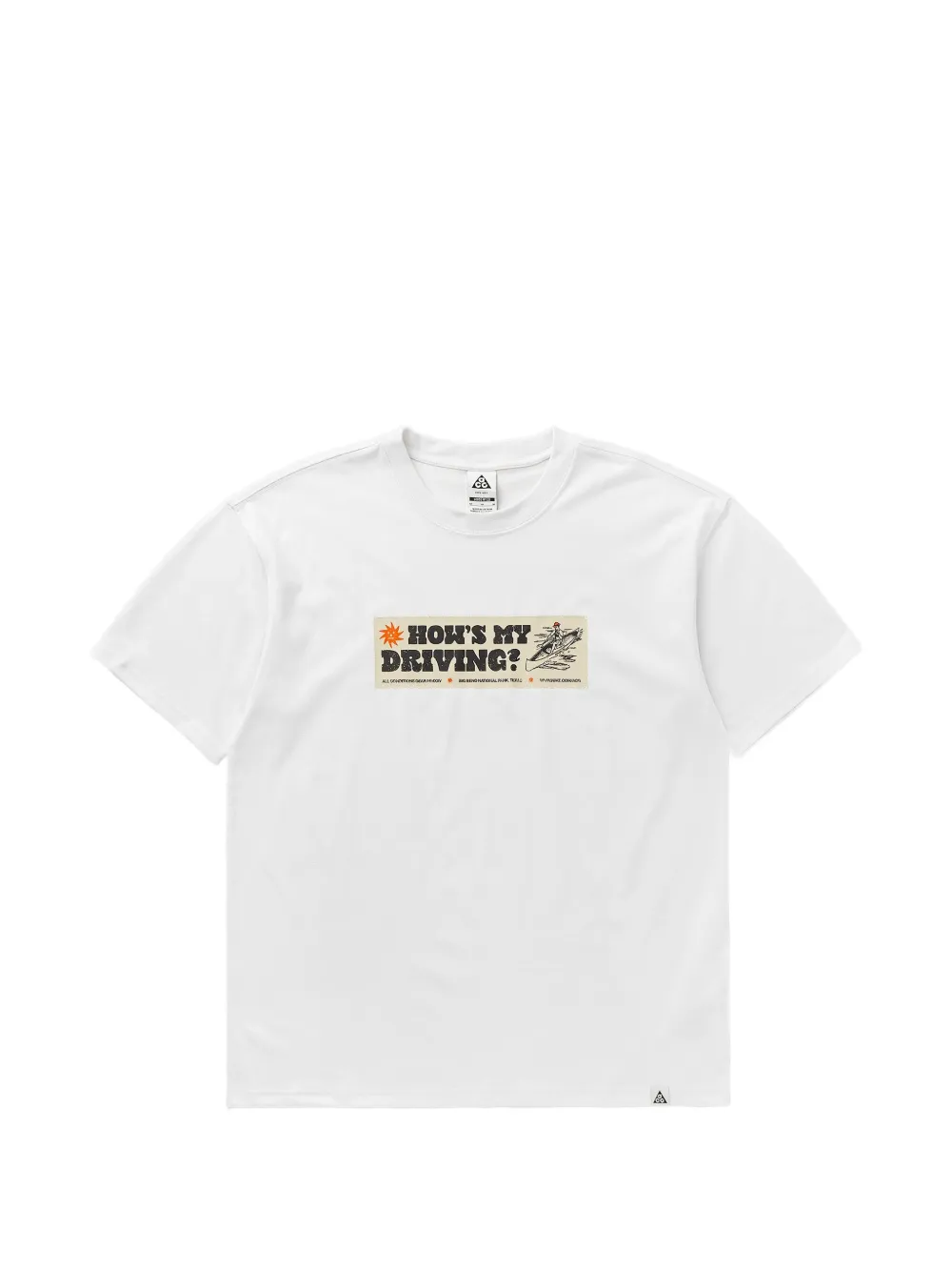 Nike ACG OC Canoe Sticker graphic-print T-shirt - Weiß