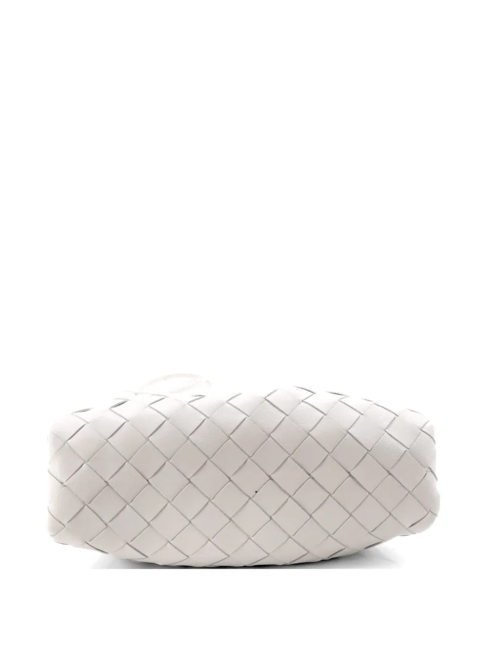 Bottega Veneta Pre-Owned The Pouch Intrecciato Nappa Mini crossbody bag - Bianco