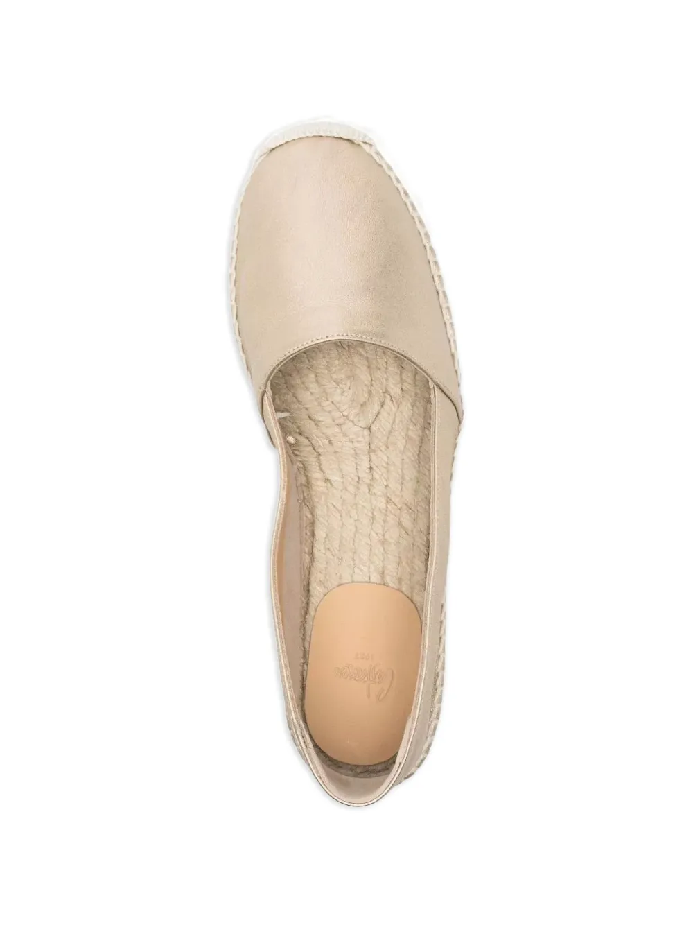  Castañer Kenda Flat Espadrilles - Gold 